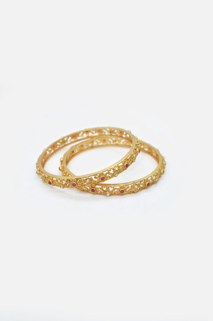 Stunning 24k Gold Plated Bangles - Niscka