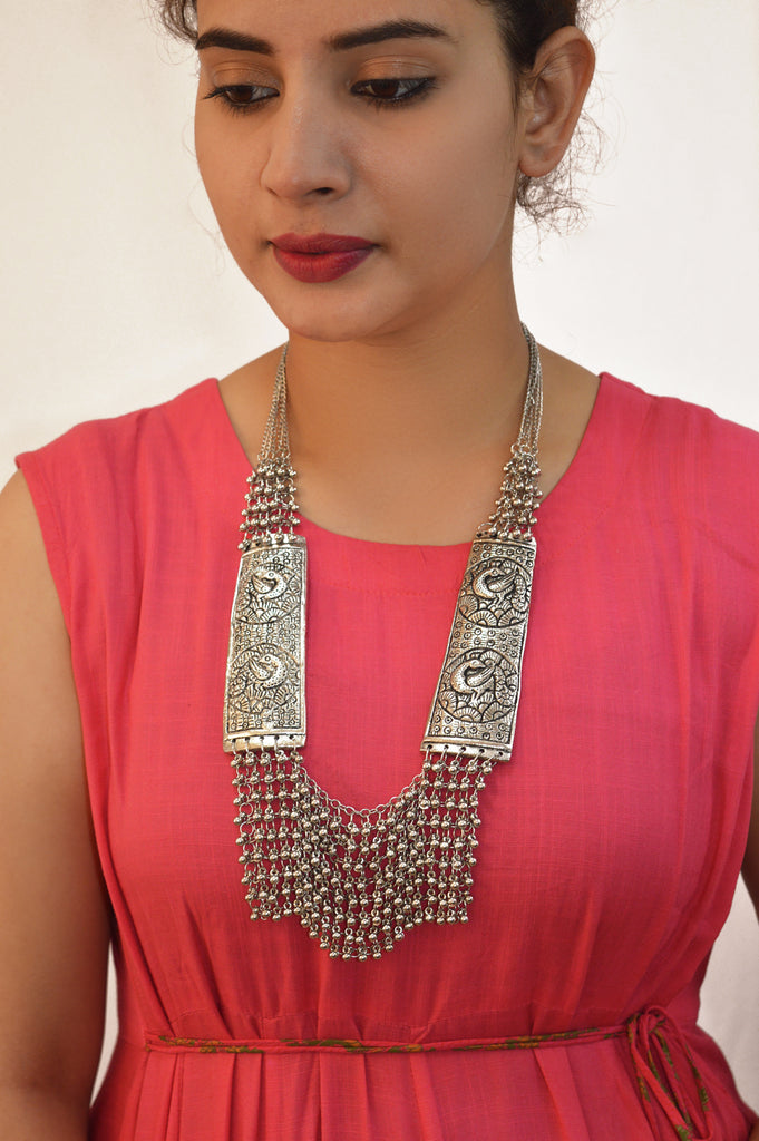 Trendy Afghani Oxidized Necklace -Oxidized Jewellery  