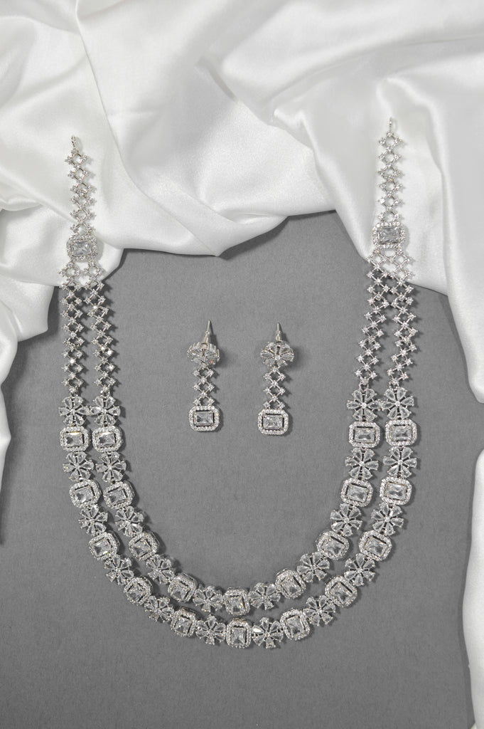 Mahrani Haar Necklace Set with Earring - Buy Maharani Jewelry Set Online In India