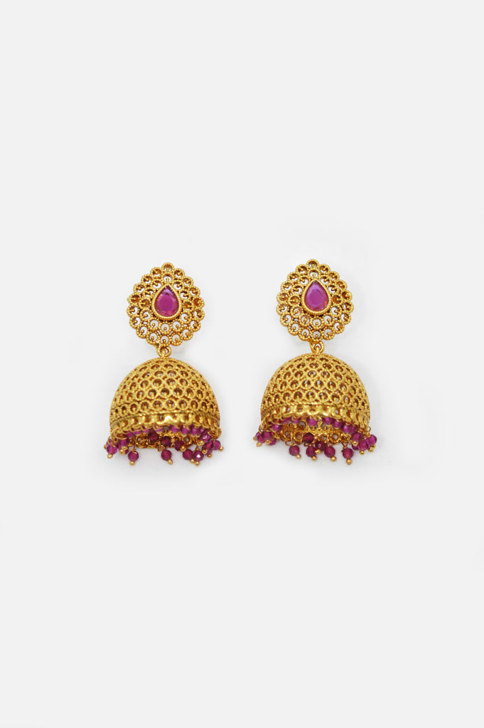 Jhumki Gold Plated Earring - Jhumka Earrings under 1000
