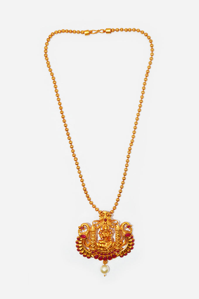 Gold Plated Brass Jewellery Set Online - Niscka