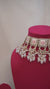 Pearl White Meenakari Choker Necklace Set- Choker Necklace Set